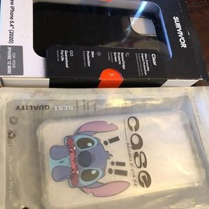 2x20$ 2 pcs iPhone 12 mini 5.4 case stitch lilo